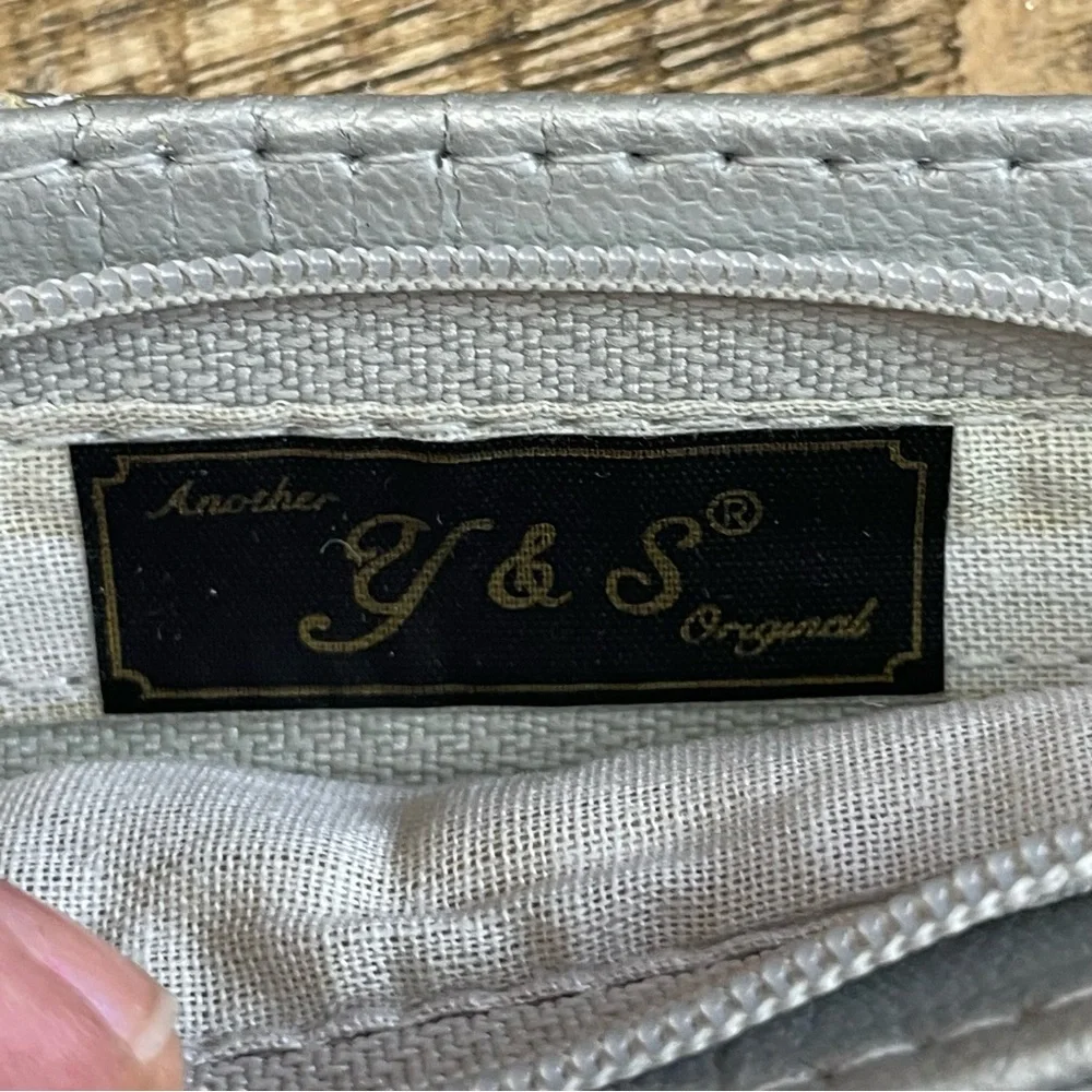 Y&S Chain Bag Silver Purse Vintage feminine prom Wedding formal
